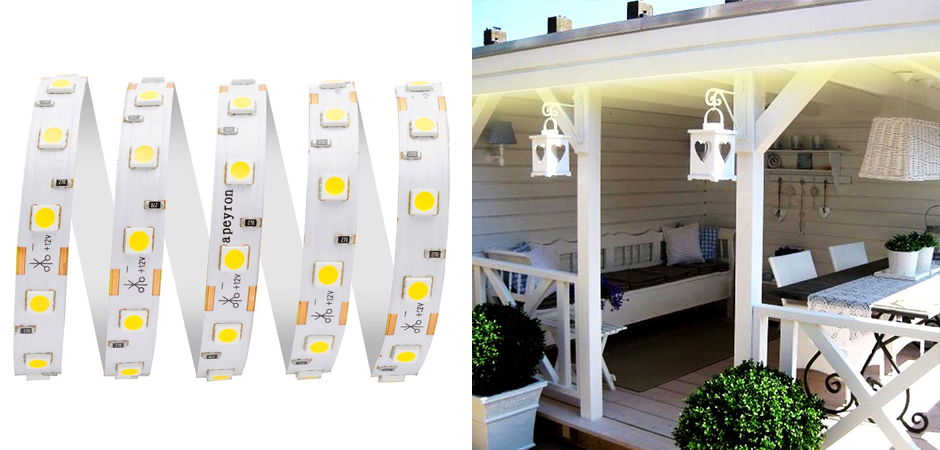 Светодиодная влагозащищенная лента 14,4W/m 60LED/m 5050SMD теплый белый 5M Светодиодная влагозащищенная лента 14,4W/m 60LED/m 5050SMD теплый белый 5M - Loft-Concept в Тюмени