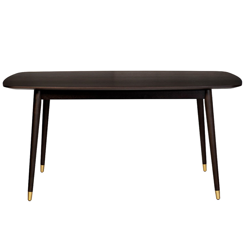 Обеденный стол Mateo Rectangle Dinner Table Коричневый Золотой Обеденный стол Mateo Rectangle Dinner Table Коричневый Золотой в Тюмени | Loft Concept