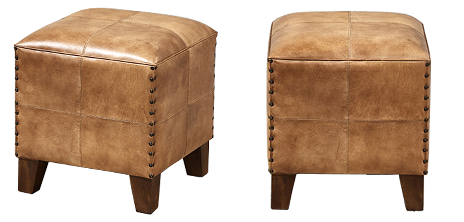 Пуф Leather Cube Puff Пуф Leather Cube Puff - Loft-Concept в Тюмени