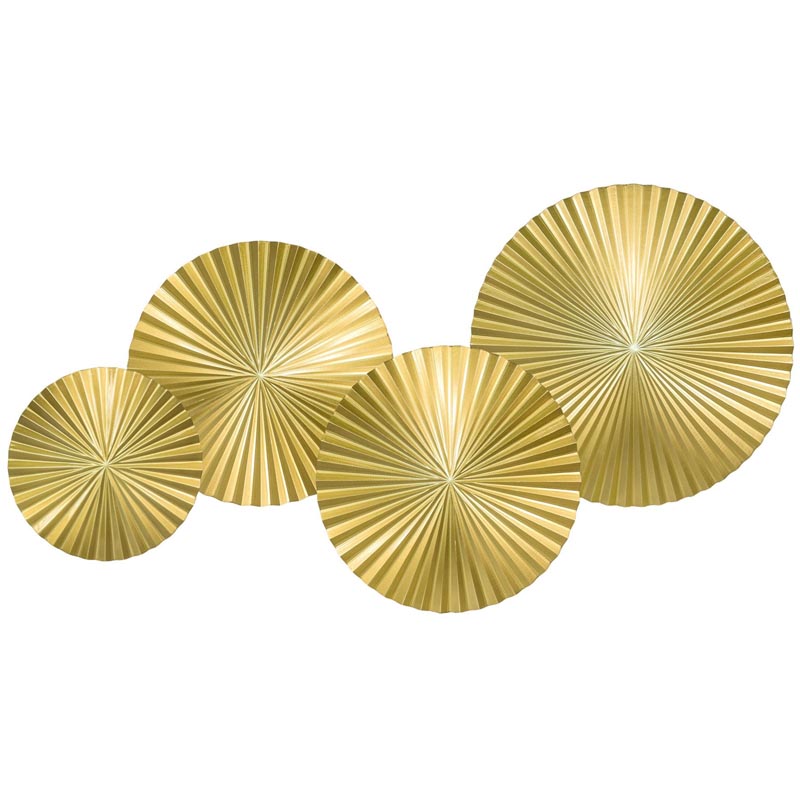 Арт-объект Apollo Gold Wall Plaque Disc 4 Золотой Арт-объект Apollo Gold Wall Plaque Disc 4 Золотой в Тюмени | Loft Concept