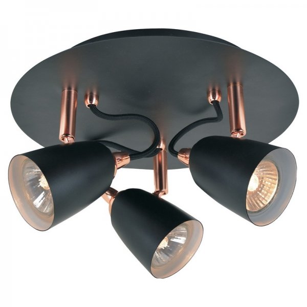 Спот Copper Spot 3 Черный Спот Copper Spot 3 Черный в Тюмени | Loft Concept