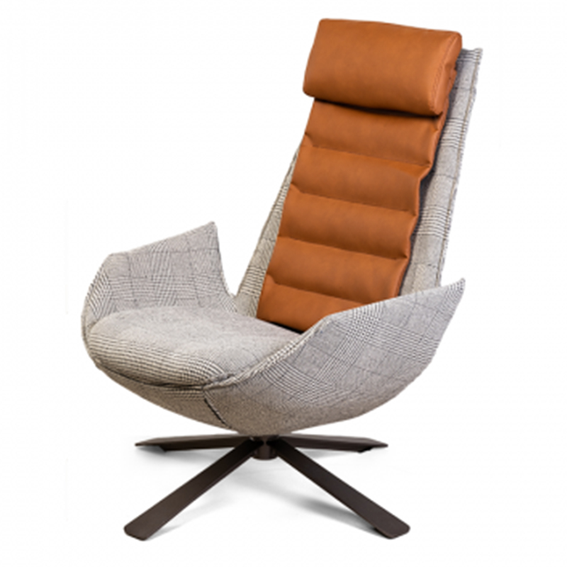 Кресло Karin Chair Светло-серый Оранжевый Кресло Karin Chair Светло-серый Оранжевый в Тюмени | Loft Concept