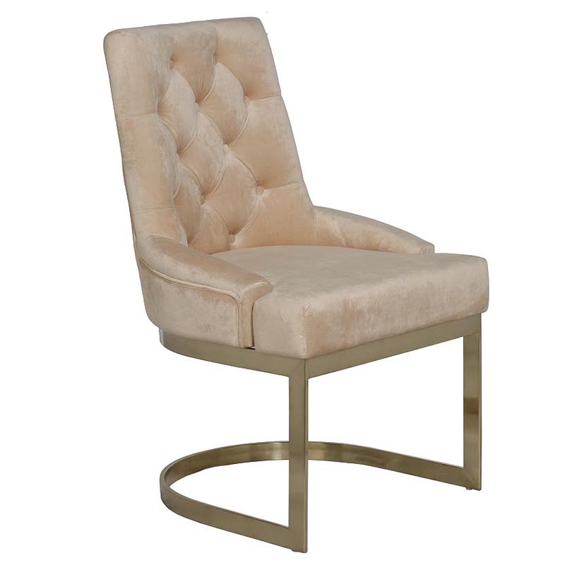 Стул Famos Chair beige Бежевый Золотой Стул Famos Chair beige Бежевый Золотой в Тюмени | Loft Concept