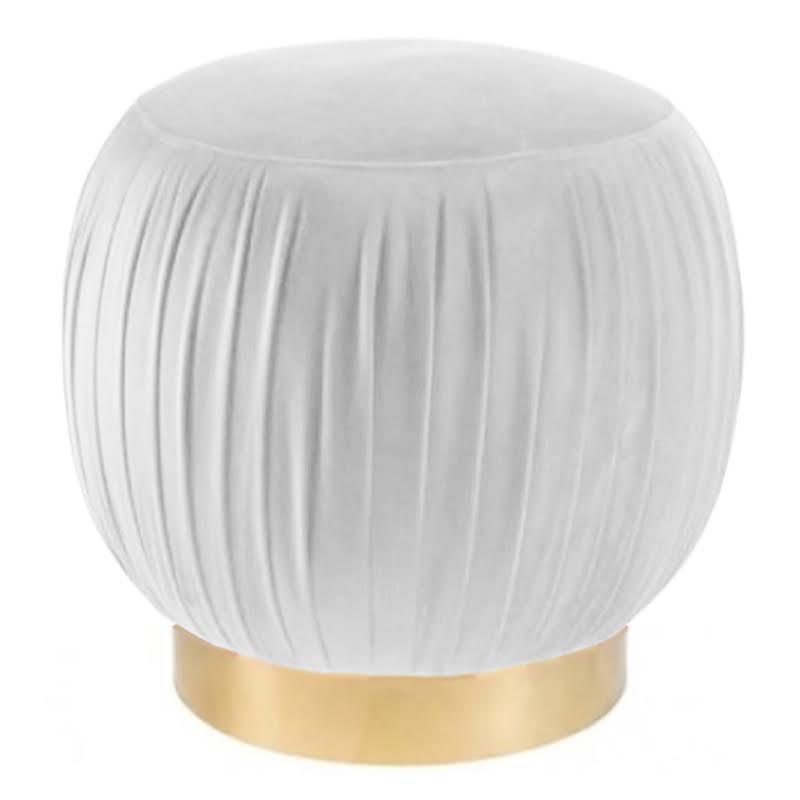 Оттоманка Art Deco Turban white Золотой Оттоманка Art Deco Turban white Золотой в Тюмени | Loft Concept