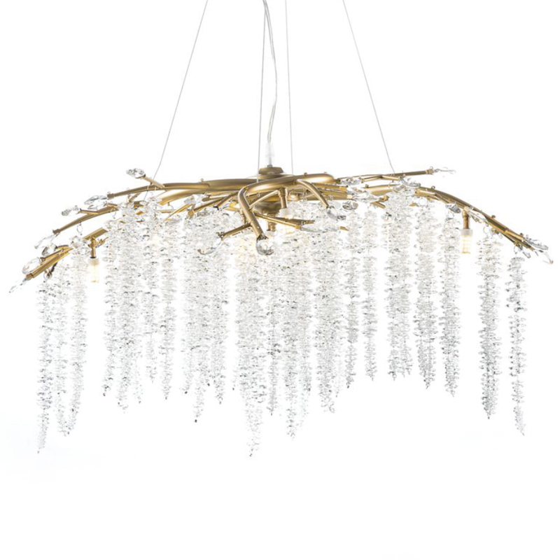 Люстра Orabel Led Chandelier Золотой Прозрачный (Transparent) Люстра Orabel Led Chandelier Золотой Прозрачный (Transparent) в Тюмени | Loft Concept