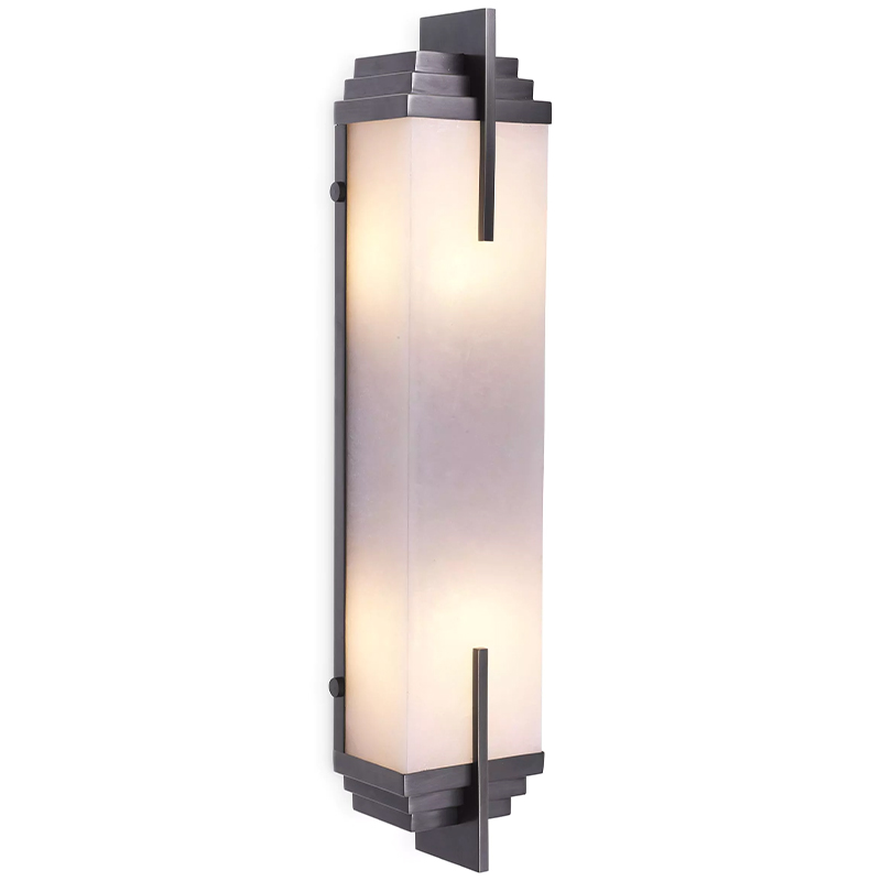 Бра Eichholtz Wall Lamp Harman Bronze Темная бронза Белое матовое стекло Бра Eichholtz Wall Lamp Harman Bronze Темная бронза Белое матовое стекло в Тюмени | Loft Concept