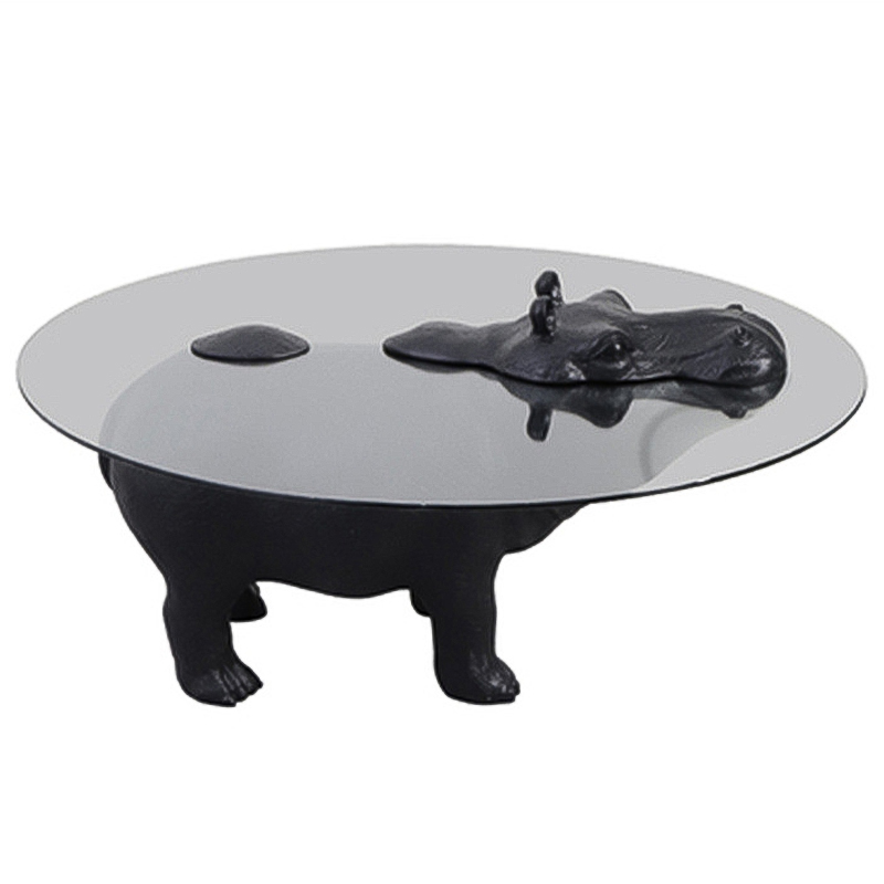 Кофейный Стол Бегемот Hippo Stands Coffee Table Черный Прозрачное Стекло Кофейный Стол Бегемот Hippo Stands Coffee Table Черный Прозрачное Стекло в Тюмени | Loft Concept