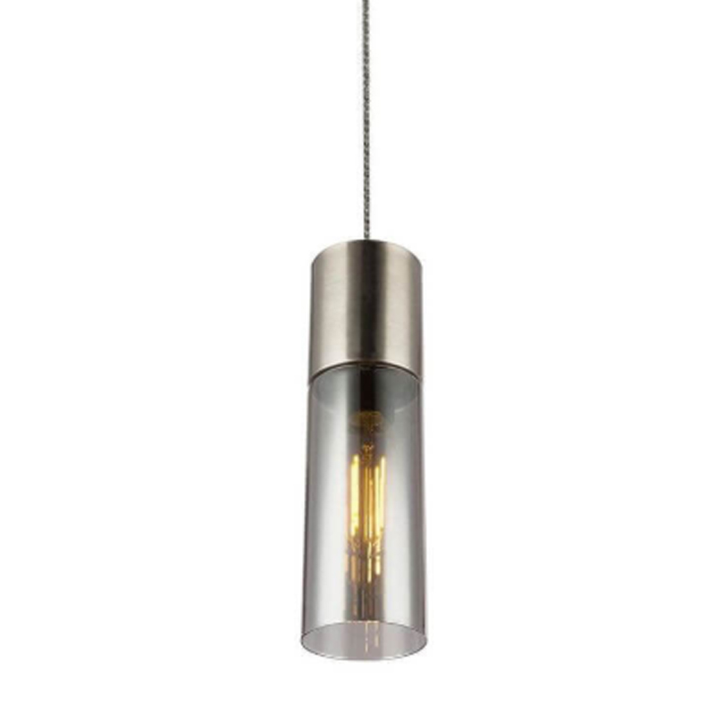 Подвесной светильник Cylinder Plafond nickel Дымчатый (Smoke) Никель Подвесной светильник Cylinder Plafond nickel Дымчатый (Smoke) Никель в Тюмени | Loft Concept