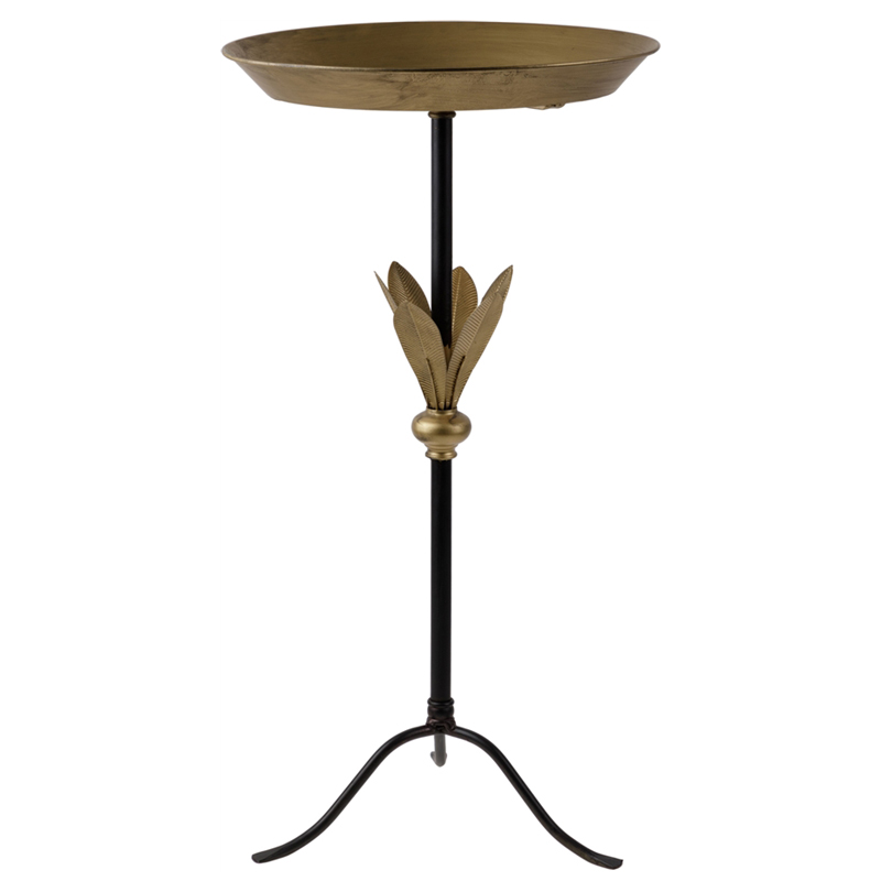Приставной стол Leaves Side Table Золотой Черный Приставной стол Leaves Side Table Золотой Черный в Тюмени | Loft Concept