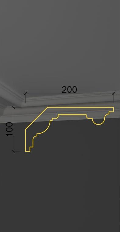Гладкий карниз KT-20 Гладкий карниз KT-20 в Тюмени