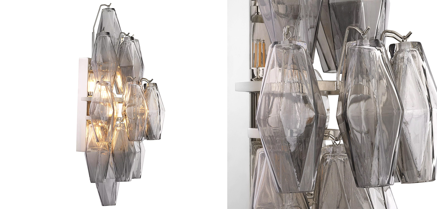 Бра Eichholtz Wall Lamp Benini Smoke - фото №1