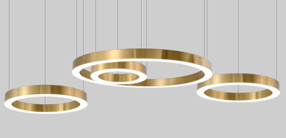 Люстра Light Ring Horizontal Люстра Light Ring Horizontal - Loft-Concept в Тюмени