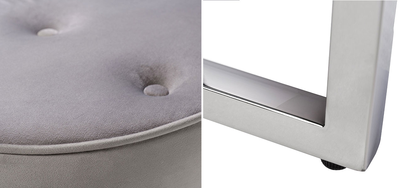 Пуф Cumbres del Achusco chrome - фото №1