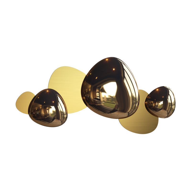 Бра Gold Matt & Gloss 2 Глянцевое золото матовое золото Бра Gold Matt & Gloss 2 Глянцевое золото матовое золото в Тюмени | Loft Concept