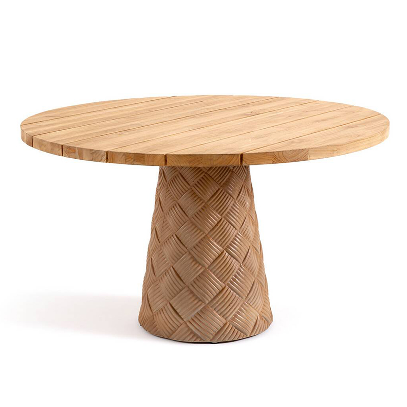 Стол Rumeu Round Table Бежевый Стол Rumeu Round Table Бежевый в Тюмени | Loft Concept