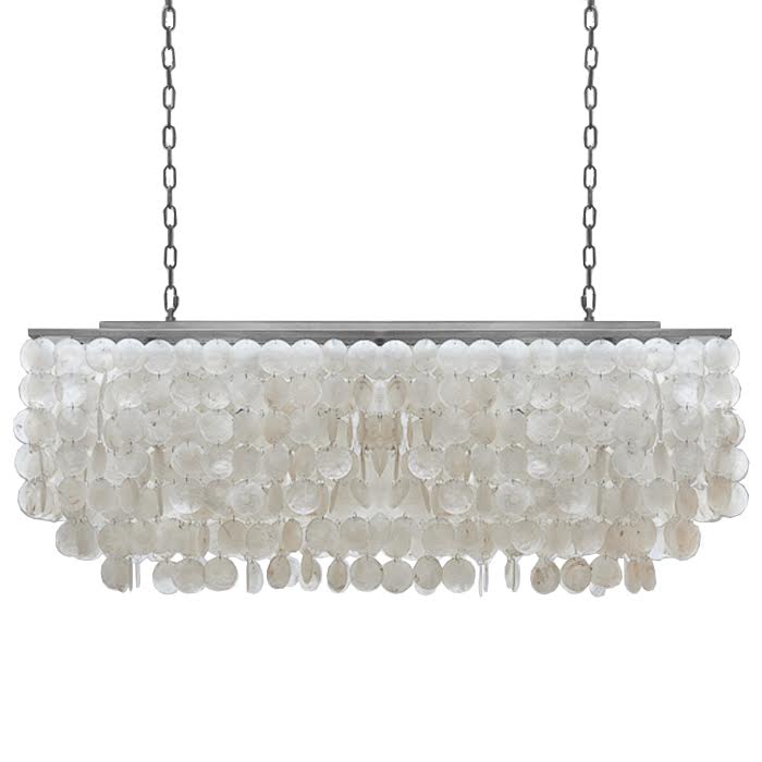 Люстра rectangle SHELL Chandelier 2 cascades Белый Люстра rectangle SHELL Chandelier 2 cascades Белый в Тюмени | Loft Concept