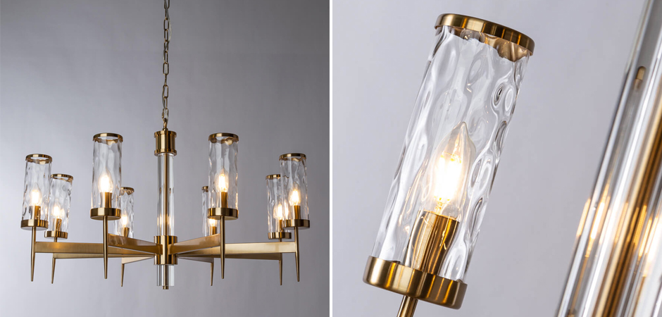 Люстра Brass Wheel в Американском стиле Люстра Brass Wheel в Американском стиле - Loft-Concept в Тюмени