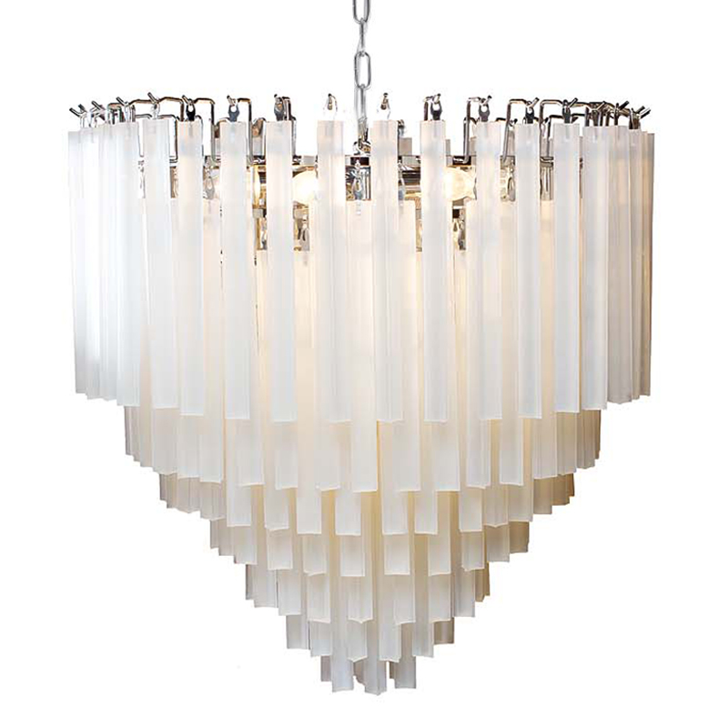 Люстра Eichholtz Chandelier Nova Chrome Молочный Хром Люстра Eichholtz Chandelier Nova Chrome Молочный Хром в Тюмени | Loft Concept