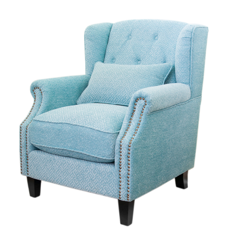 Кресло Edwige Armchair Velour Синий Кресло Edwige Armchair Velour Синий в Тюмени | Loft Concept