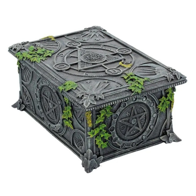 Шкатулка Wiccan Pentagram Серый Шкатулка Wiccan Pentagram Серый в Тюмени | Loft Concept