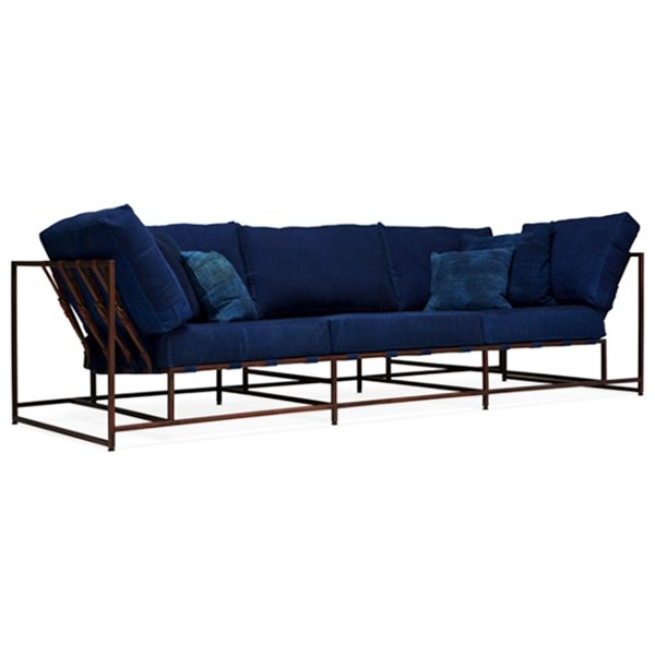 Диван Kenn X Miller sofa Indigo and copper denim Индиго Диван Kenn X Miller sofa Indigo and copper denim Индиго в Тюмени | Loft Concept
