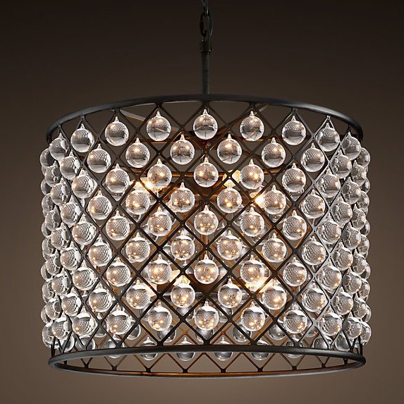 Люстра RH SPENCER HOOP CHANDELIER 70 Черный Люстра RH SPENCER HOOP CHANDELIER 70 Черный в Тюмени | Loft Concept