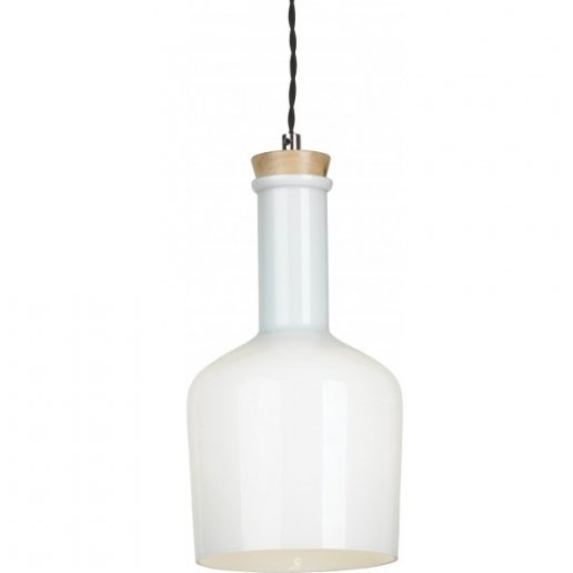 Подвесной светильник Glass Bottle Light 2 Белый Подвесной светильник Glass Bottle Light 2 Белый в Тюмени | Loft Concept