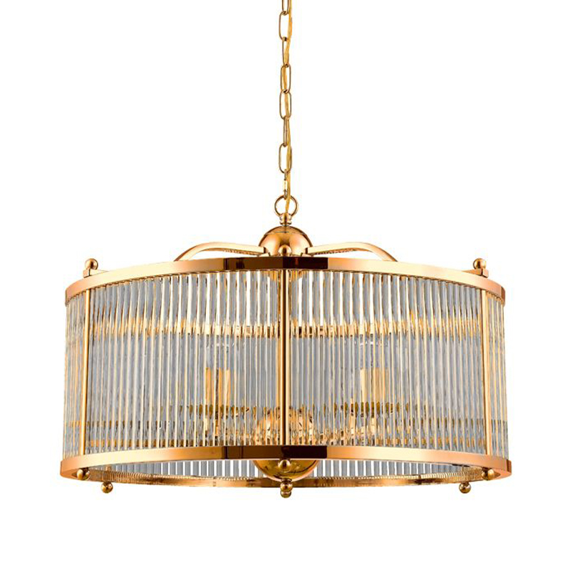 Люстра Gorden Gold Chandelier Золотой Прозрачное Стекло Люстра Gorden Gold Chandelier Золотой Прозрачное Стекло в Тюмени | Loft Concept