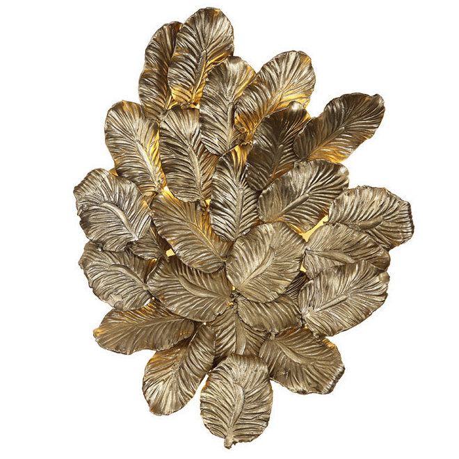 Бра Golden Leaves Bra Золотой Бра Golden Leaves Bra Золотой в Тюмени | Loft Concept