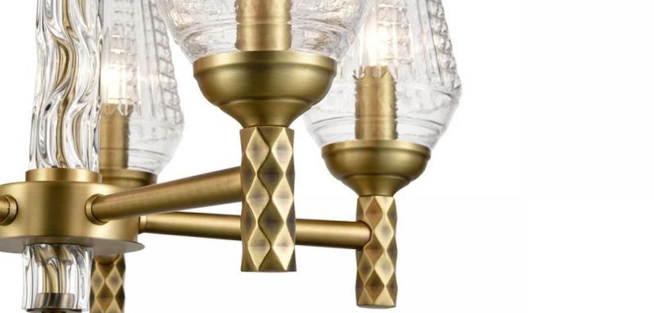Люстра Ribbed Chandelier Люстра Ribbed Chandelier - Loft-Concept в Тюмени