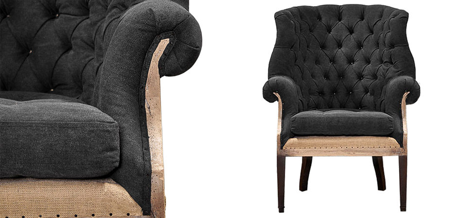 Кресло Gamilton Armchair Graphite Кресло Gamilton Armchair Graphite - Loft-Concept в Тюмени