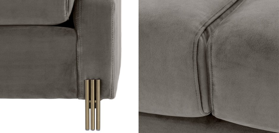 Диван Eichholtz Sofa Candice grey Диван Eichholtz Sofa Candice grey - Loft-Concept в Тюмени