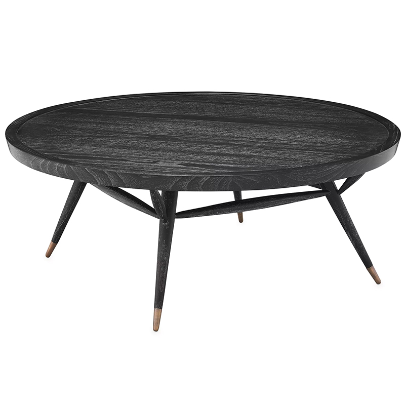 Кофейный стол Eichholtz Coffee Table Phoenix Черный Латунь Кофейный стол Eichholtz Coffee Table Phoenix Черный Латунь в Тюмени | Loft Concept
