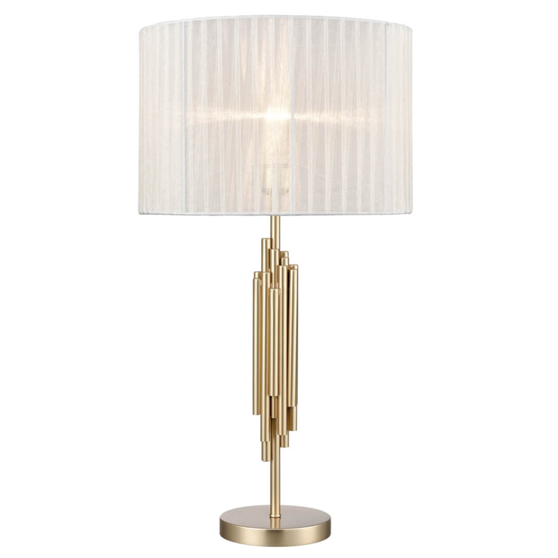 Настольная лампа с Абажуром Odeon Table Lamp ivory ( слоновая кость ) Золотой Настольная лампа с Абажуром Odeon Table Lamp ivory ( слоновая кость ) Золотой в Тюмени | Loft Concept