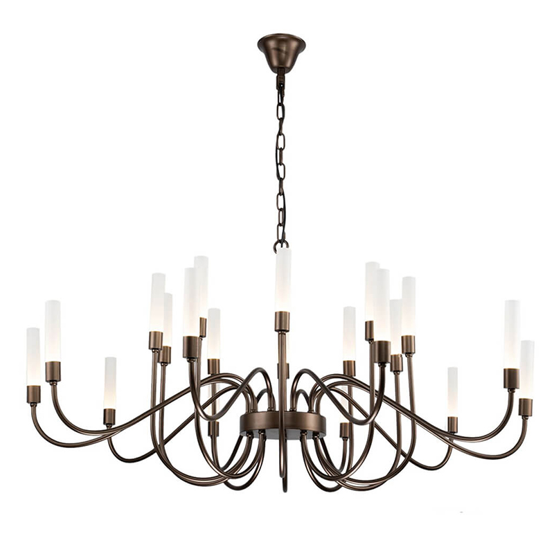 Люстра Faiber Brown Chandelier Коричневый Люстра Faiber Brown Chandelier Коричневый в Тюмени | Loft Concept