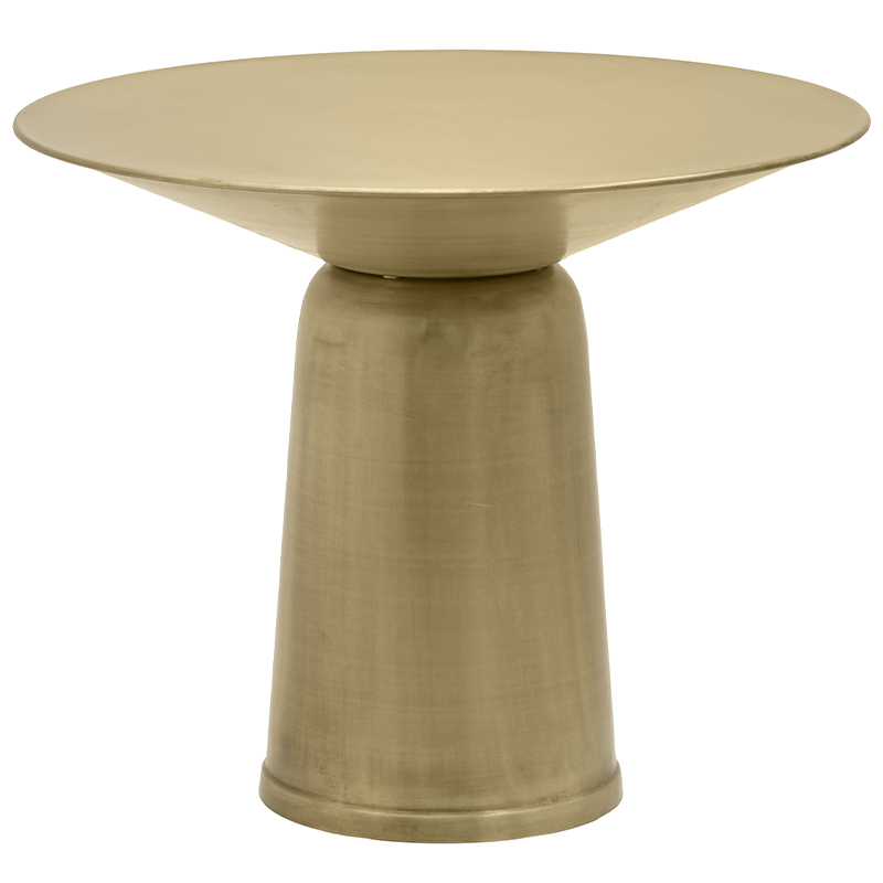 Круглый обеденный металлический стол Modern Caldron Metal Dining Table Золотой Круглый обеденный металлический стол Modern Caldron Metal Dining Table Золотой в Тюмени | Loft Concept