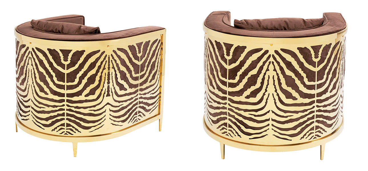 Дизайнерское кресло Velvet Ice Breaker Armchair - фото №1