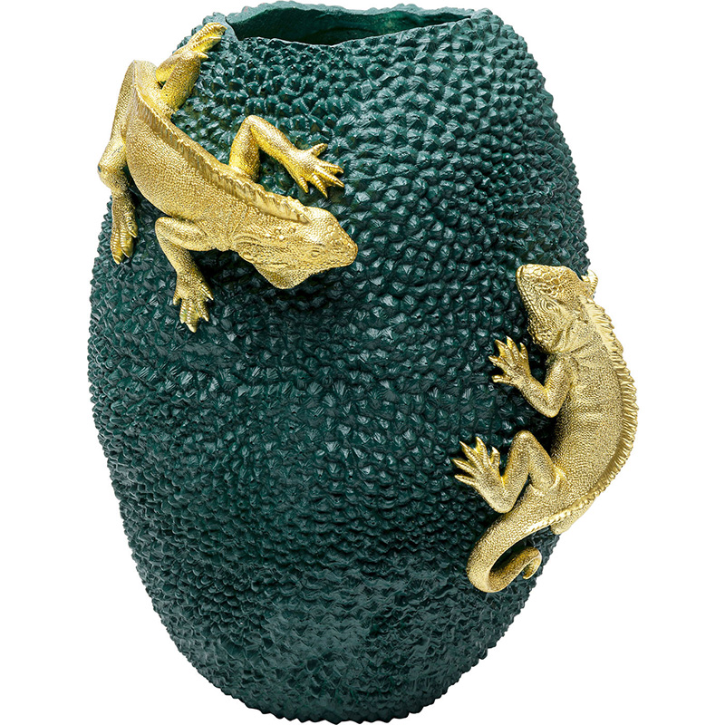 Ваза Two Lizards and green fruit Зеленый Ваза Two Lizards and green fruit Зеленый в Тюмени | Loft Concept
