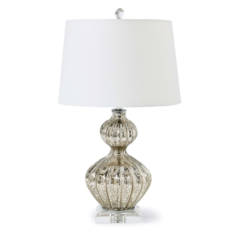 Настольная лампа Loraine Silver Table lamp Серебряный Настольная лампа Loraine Silver Table lamp Серебряный в Тюмени | Loft Concept