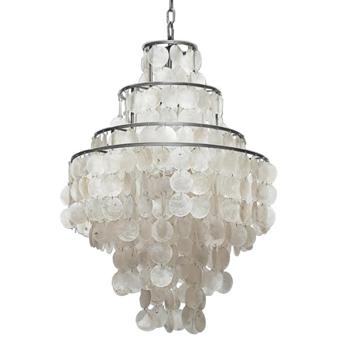 Люстра SHELL Chandelier 50 Белый Люстра SHELL Chandelier 50 Белый в Тюмени | Loft Concept