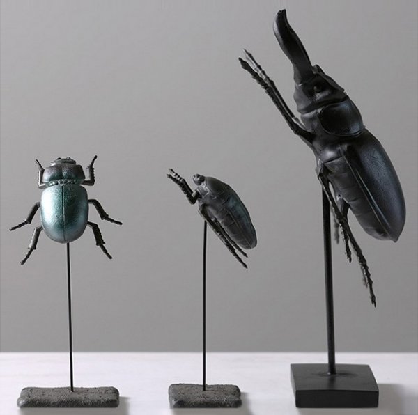 Статуэтка Beetle Family Черный Статуэтка Beetle Family Черный в Тюмени | Loft Concept