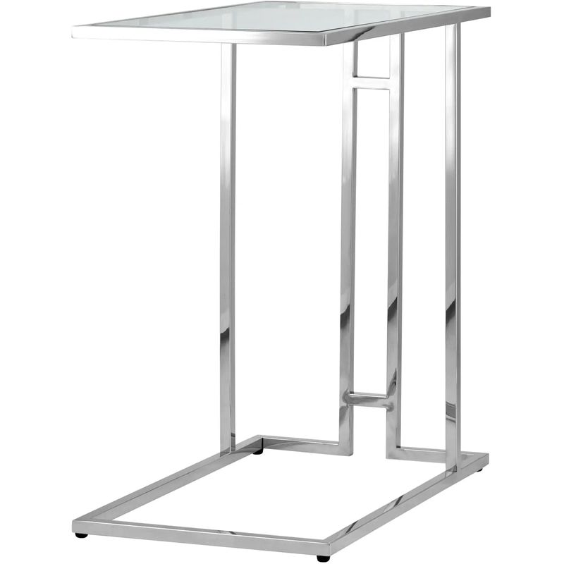 Стол приставной Lasker Milan Tables Silver Серебряный Прозрачное Стекло Стол приставной Lasker Milan Tables Silver Серебряный Прозрачное Стекло в Тюмени | Loft Concept