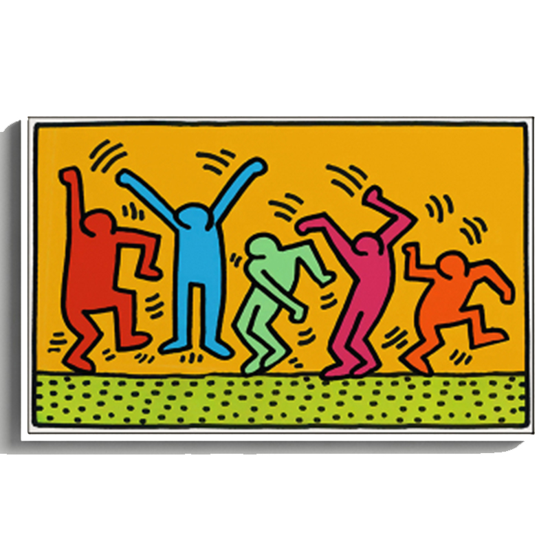 Постер Keith Haring 5 Мульти Постер Keith Haring 5 Мульти в Тюмени | Loft Concept