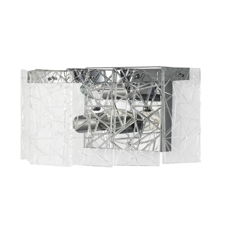 Бра Alvaro Crystal Wall Lamp Прозрачный Хром Бра Alvaro Crystal Wall Lamp Прозрачный Хром в Тюмени | Loft Concept