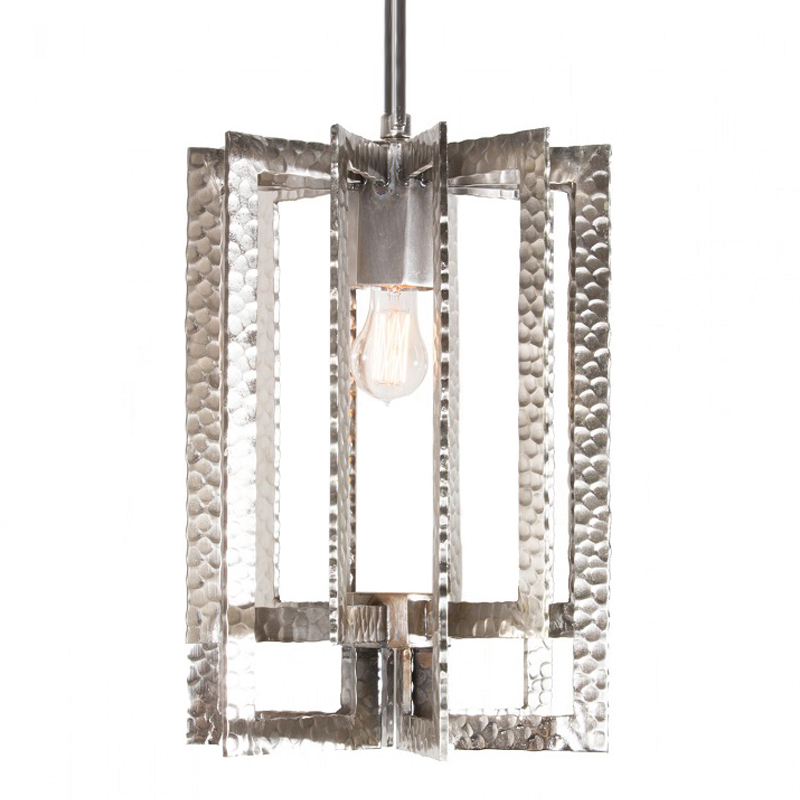 Подвесной Светильник Textured Cage Pendant Lamp silver Серебряный Подвесной Светильник Textured Cage Pendant Lamp silver Серебряный в Тюмени | Loft Concept