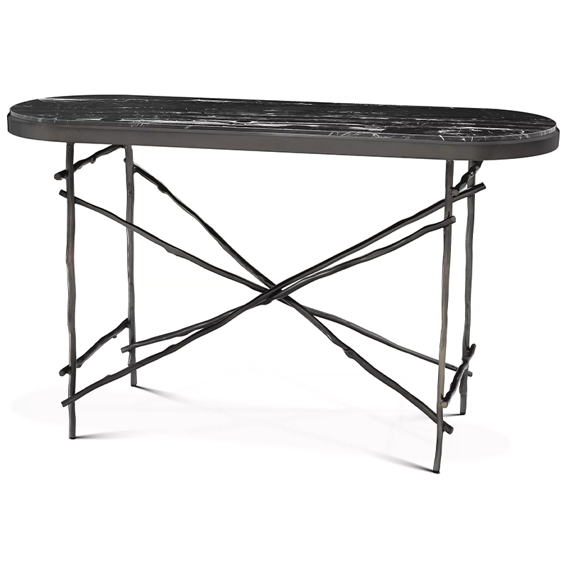 Консоль Eichholtz Console Table Tomasso Черный Мрамор Nero Темная бронза Консоль Eichholtz Console Table Tomasso Черный Мрамор Nero Темная бронза в Тюмени | Loft Concept