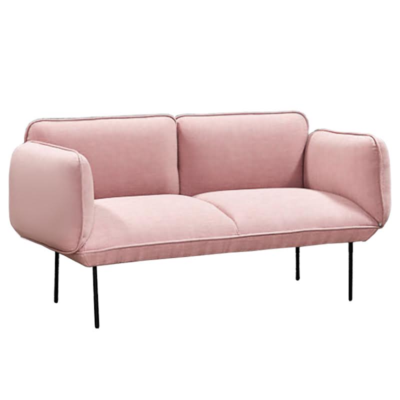 Двухместная Софа Elsa 2 Seater Sofa Розовый велюр Розовый пастельный Двухместная Софа Elsa 2 Seater Sofa Розовый велюр Розовый пастельный в Тюмени | Loft Concept
