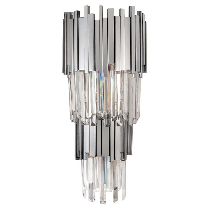 Бра Luxxu Modern Cascade Wall Lamp Silver 71 Прозрачное Стекло Серебряный Бра Luxxu Modern Cascade Wall Lamp Silver 71 Прозрачное Стекло Серебряный в Тюмени | Loft Concept