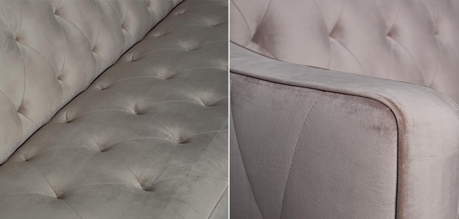 Диван Abbyson Emily Tufted Sofa Gray Диван Abbyson Emily Tufted Sofa Gray - Loft-Concept в Тюмени