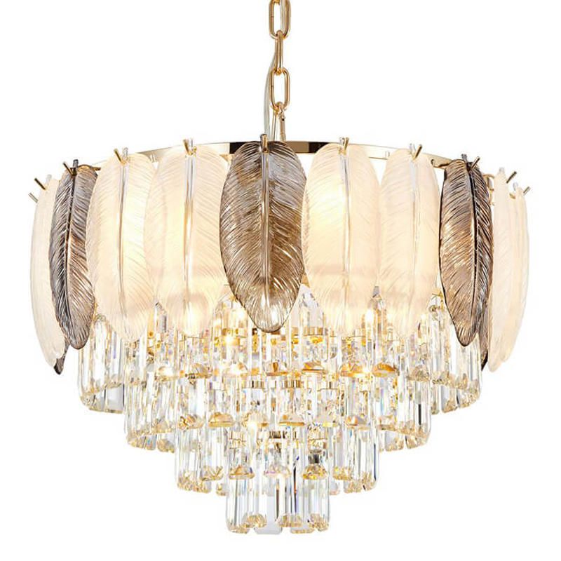 Люстра Crystal in Petals Chandelier 51 Глянцевое золото Люстра Crystal in Petals Chandelier 51 Глянцевое золото в Тюмени | Loft Concept